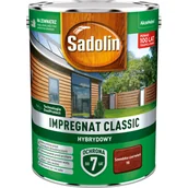 Farby i impregnaty do drewna - Sadolin Impregnat CLASSIC HYBRYDOWY Szwedzka Czerwień 4,5 l - miniaturka - grafika 1