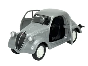 WELLY OLD TIMER 1936 FIAT 500 TOPOLINO SZARY 1:34 SAMOCHÓD NOWY METALOWY MODEL - Samochody i pojazdy dla dzieci - miniaturka - grafika 1