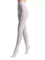 Rajstopy - Conte elegant Rajstopy Damskie TRIUMF 150 DEN z Mikrofibry Dwuwarstwowa Struktura Grube Gładkie Jednolite Wzmocnione Palce Ciepłe na Jesień i Zimę Kolor Bianco Rozmiar 4 - miniaturka - grafika 1