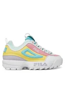 Buty dla dziewczynek - Fila Sneakersy Disruptor Cb FFT0038 13450 Biały - miniaturka - grafika 1