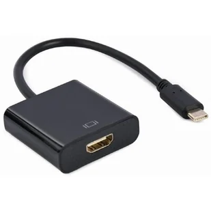 GEMBIRD Adapter USB-C do HDMI 4K 60Hz żeński 15 cm A-CM-HDMIF-04 | - Pozostałe akcesoria sieciowe - miniaturka - grafika 1