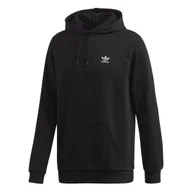 Bluzy męskie - adidas Trefoil Essentials Hoodie FM9956 męska Bluza sportowa czarna M - miniaturka - grafika 1