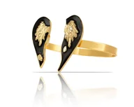 Biżuteria dla dzieci - Bransoletka ze skrzydłami w sercu z kolekcji Angel (B23/ZWE/98/2AU) - miniaturka - grafika 1