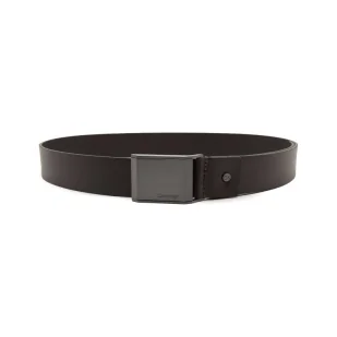 Calvin Klein Skórzany pasek ADJ BEVELED PLAQUE 35MM - Paski - miniaturka - grafika 1