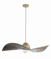 Lampy sufitowe - Sigma Designerska lampa wisząca KAPELLO L E27 60W śr. 76cm brązowy 32342 - miniaturka - grafika 1
