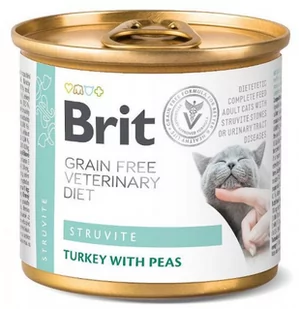 Brit GF Veterinary Diet Cat Struvite 200 g - Mokra karma dla kotów - miniaturka - grafika 1