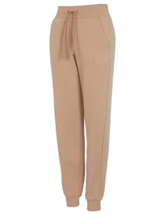 Emporio Armani Damskie spodnie damskie z mankietami z puszystego polaru, Hazel Brown, XL - Spodnie damskie - miniaturka - grafika 1