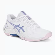 Buty sportowe damskie - Buty do squasha damskie ASICS Blade FF white/sapphire - miniaturka - grafika 1