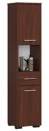 Regały - Klasyczny łazienkowy regał z szufladą wenge W8-F40 - miniaturka - grafika 1