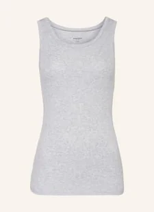Schiesser Top Pure Rib grau - SCHIESSER - Koszulki i topy damskie - miniaturka - grafika 1