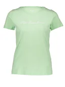 Koszulki i topy damskie - Pepe Jeans Koszulka w kolorze zielonym - miniaturka - grafika 1