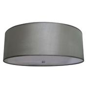 Oprawy, klosze i abażury - Light Prestige Plafon LAMPA sufitowa GIRONA LP-2190/6C-80 abażurowa OPRAWA okrągła szara - miniaturka - grafika 1