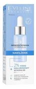 Serum do twarzy - Eveline Cosmetics - Skoncentrowane serum nawilżające - 2% kwas hialuronowy i witamina B5 - 18 ml - miniaturka - grafika 1