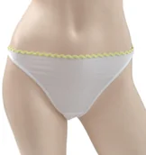 Majtki damskie - FIGI ATLANTIC LP-481 stringi (kolor biały, rozmiar M) - miniaturka - grafika 1