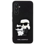 Etui i futerały do telefonów - Obudowa dla telefonów komórkowych Karl Lagerfeld PU Saffiano Karl and Choupette NFT na Samsung Galaxy A34 5G (KLHCA34SANKCPK) Czarny - miniaturka - grafika 1