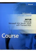 Systemy operacyjne i oprogramowanie - 2071B Querying Microsoft SQL Server 2000 - miniaturka - grafika 1
