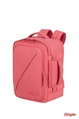 Plecaki - Plecak kabinowy American Tourister Take2Cabin S/M Puff - Pink Glitch - miniaturka - grafika 1