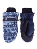 Rękawiczki dla dzieci - Rękawiczki Narciarskie Chłopięce Jednopalczaste Reniferki 14 Cm - miniaturka - grafika 1