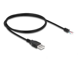 DELOCK kabel USB 2.0 Typ-A wtyk do 4x otwartych końcówek kabli - Kable USB - miniaturka - grafika 1