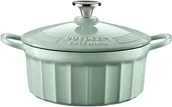 Garnki - Garnek żeliwny Buydeem CP521 2,9 l Zielony - miniaturka - grafika 1