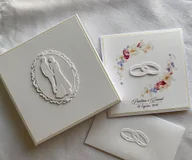 Kartki okolicznościowe i zaproszenia - Kartka ślubna z pudełkiem i kopertą, WP 31 - miniaturka - grafika 1