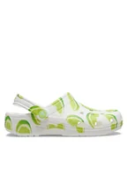 Klapki i japonki męskie - Crocs Klapki Classic Fresh Fruits Clog 211008 Biały - miniaturka - grafika 1