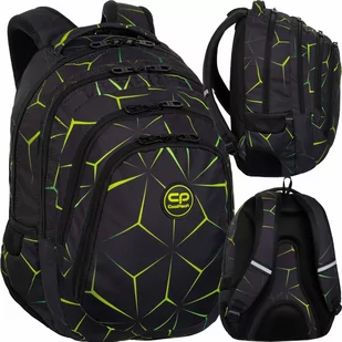 Coolpack Plecak Szkolny Młodzieżowy Lava Yellow 3D - Plecaki szkolne i tornistry - miniaturka - grafika 1
