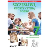 Podręczniki dla szkół podstawowych - Szczęśliwi, którzy czynią dobro. Zeszyt ucznia na 1 lekcję religii tygodniowo. Szkoła podstawowa. Klasa 7 - miniaturka - grafika 1