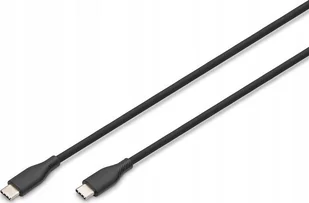 DIGITUS Kabel przyłączeniowy USB 2.0 typ C-C silikonowy M/M 1m s - Kable USB - miniaturka - grafika 1