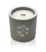 Świece - Awm Świeca Sojowa w Betonie Berry - Jałowiec i Słodki Dżin 450g - miniaturka - grafika 1