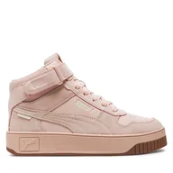 Sneakersy damskie - Sneakersy Puma Carina Street Mid 397490 02 Różowy - miniaturka - grafika 1