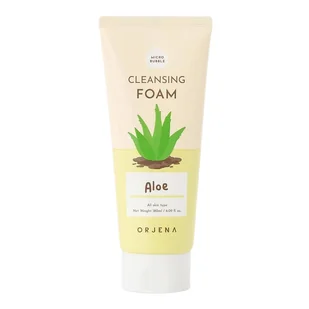 Orjena Cleansing Foam Aloe kojąco-nawilżająca pianka do mycia twarzy 180ml - Pianki do mycia twarzy - miniaturka - grafika 1