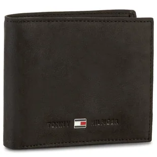 Duży Portfel Męski Tommy Hilfiger Johnson Mini Cc Wallet AM0AM00663 Czarny - Portfele - miniaturka - grafika 1