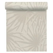 Tapety - Tapeta Liście 39338-1 beżowe winylowa na flizelinie - miniaturka - grafika 1