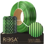 Filamenty i akcesoria do drukarek 3D - Filament ROSA3D PLA ReFill 1,75mm 1kg Magic Silk Mistic Green - miniaturka - grafika 1