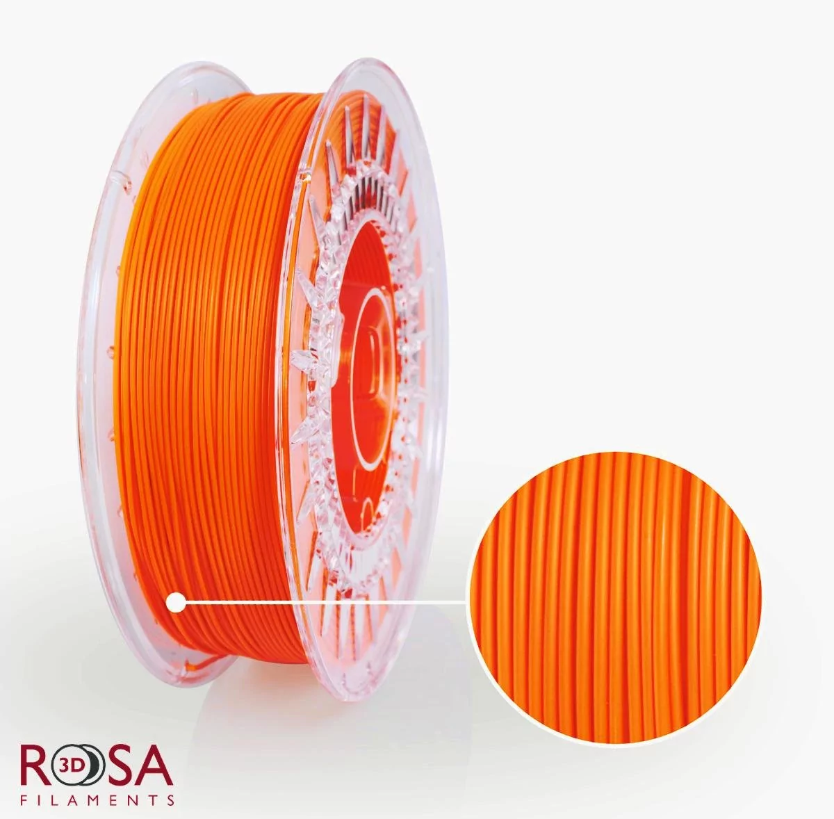 Rosa3D Filament Rosa3D PETG Standard 1,75mm 0,8kg - Juicy Orange ROS-21382