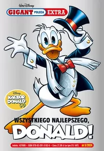 Gigant Poleca Extra. Tom 3/2024. Wszystkiego najlepszego Donald - Komiksy dla dzieci - miniaturka - grafika 1