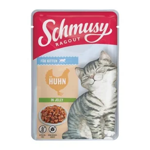 Schmusy Ragout mokra karma dla kociąt w sosie Kurczak 88x100 g - Mokra karma dla kotów - miniaturka - grafika 1