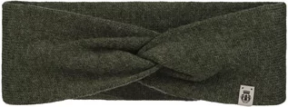 Apaszki i szaliki damskie - Opaska na Czoło z Kaszmirem by Roeckl, oliwkowy, One Size - grafika 1