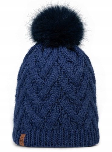 Buff Knitted Fleece Caryn Beanie 13674371710 granatowy One size