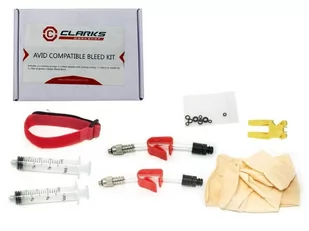 CLARKS Zestaw do odpowietrzania hamulców hydraulicznych dla AVID CLA-AVI-BLEED CLA-AVI-BLEED - Akcesoria rowerowe - miniaturka - grafika 1