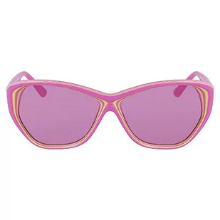 KARL LAGERFELD KL6103S Okulary, Pink/Yellow, 58/13/140 dla kobiet, Różowy/żółty, 58/13/140 - Okulary przeciwsłoneczne - miniaturka - grafika 1