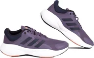 Buty sportowe damskie - Adidas Buty damskie do biegania adidas Response fioletowe IG0334 37 1/3 - miniaturka - grafika 1