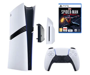 Sony PlayStation 5 Pro + Disc Drive+ Spider-Man Miles Morales - Konsole Playstation - miniaturka - grafika 1