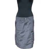 Spódnice - ESPIRIT Spódnica Midi Wygodna Stylowa z Kieszeniami Szara Rozmiar 38 - miniaturka - grafika 1