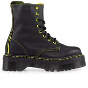 Glany damskie - Buty Dr Martens Jadon II Neon Star Leather Platform 27617002 - czarne - miniaturka - grafika 1