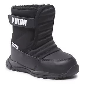 Śniegowce damskie - Śniegowce Puma - Nieve Boot Wtr Ac Inf 380746 03 Puma Black/Puma White - grafika 1