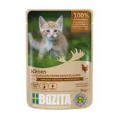 Mokra karma dla kotów - BOZITA Kitten kawałki w sosie 12x85g Kurczak - miniaturka - grafika 1