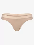 Majtki damskie - Calvin Klein - Stringi damskie, beżowy|różowy - miniaturka - grafika 1