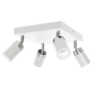 Luminex Spot Reno white/chrome 4 5139 - Lampy sufitowe - miniaturka - grafika 1